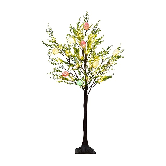 Nearly Natural 3ft Easter Egg Twig With Greens Lighted Indoor Artificial Tree