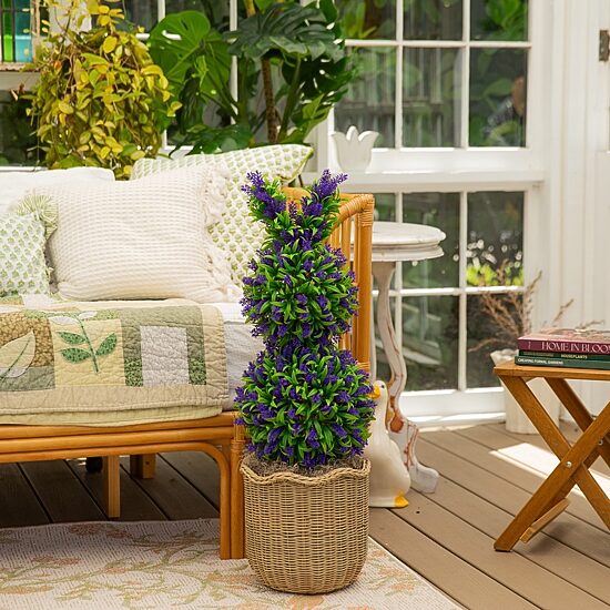 Nearly Natural 31" Bunny Shaped Lavender Artificial Plant