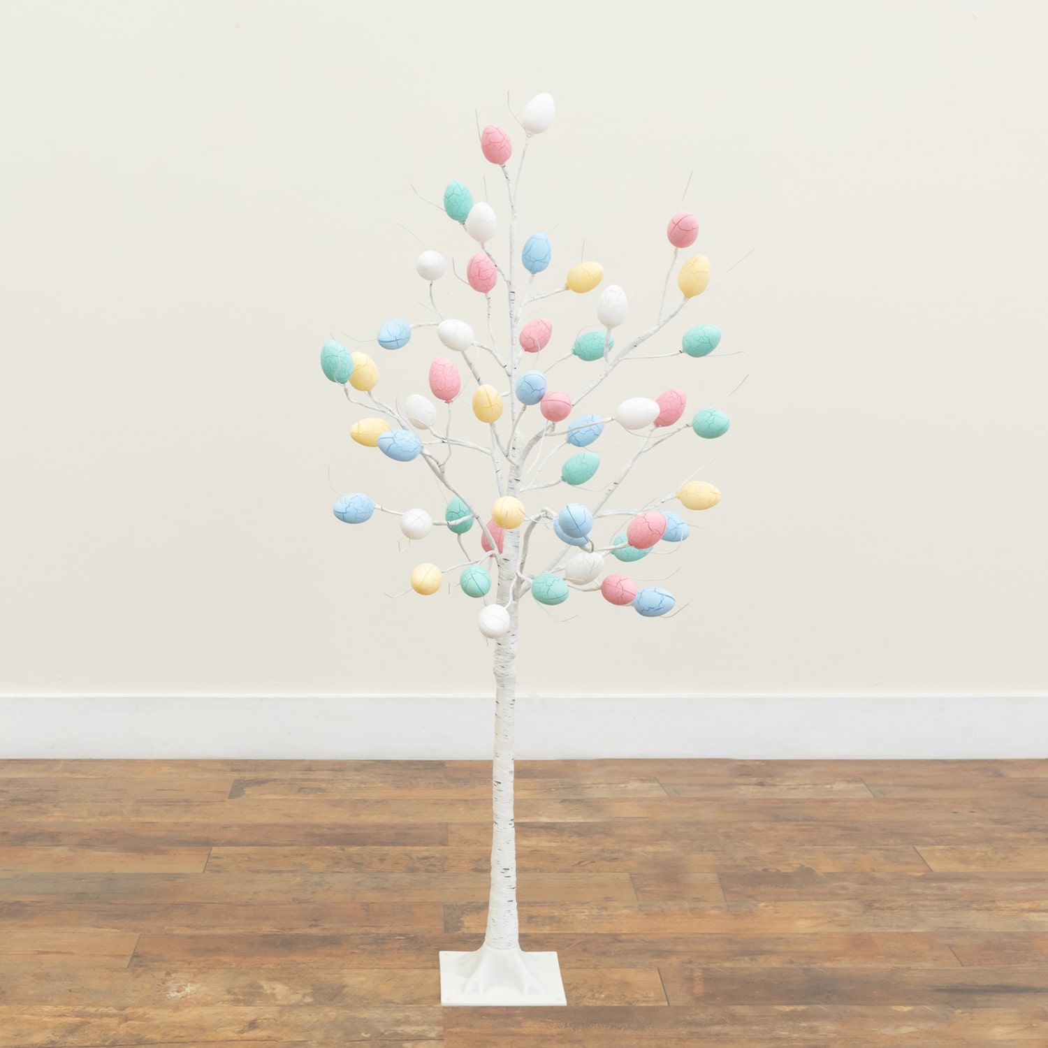 Nearly Natural 4ft Easter Twig Lighted Indoor Artificial Tree