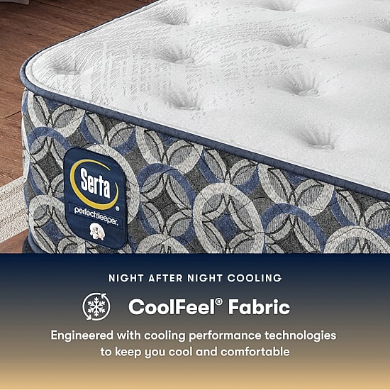 The Serta Perfect Sleeper Mondale 13.5" Plush Tight Top - Mattress + Box Spring