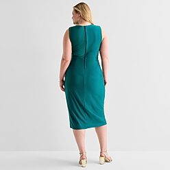 jcp dresses plus size Plus Size Midi Dresses