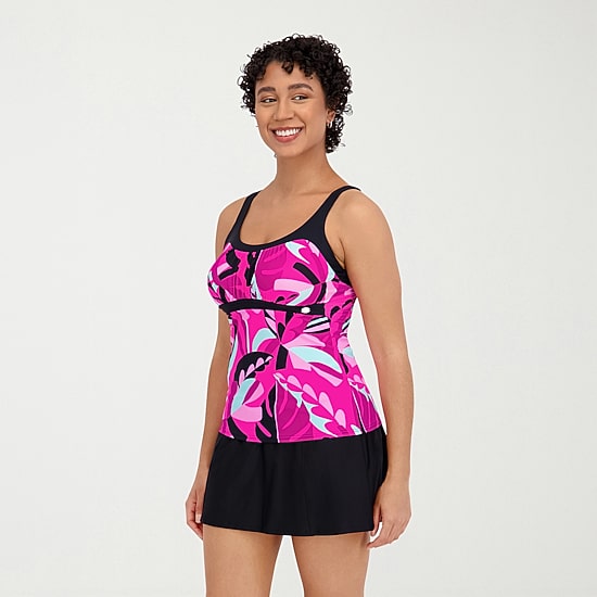 ZeroXposur Womens Comfort Straps Tankini Swimsuit Top