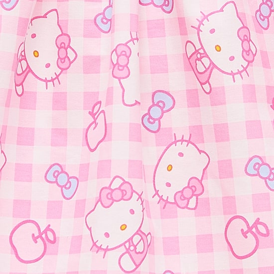 Toddler Girls Ruffled Short Sleeve Hello Kitty A-Line Dress