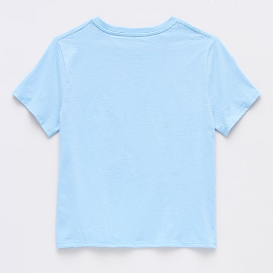 Disney Collection Girls Crew Neck Short Sleeve Regular Fit Graphic T-Shirt