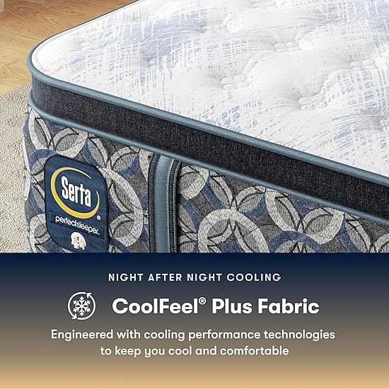 The Serta Perfect Sleeper Autumndale 14.5" Firm Pillow Top - Mattress + Box Spring