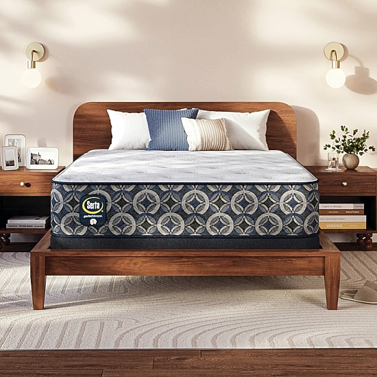 The Serta Perfect Sleeper Mondale 13" Medium Tight Top - Mattress + Adjustable Base