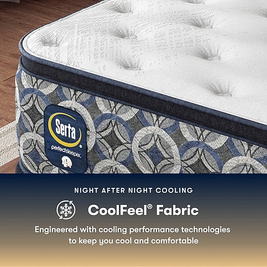 The Serta Perfect Sleeper Mondale 14" Medium Pillow Top - Mattress + Adjustable Base