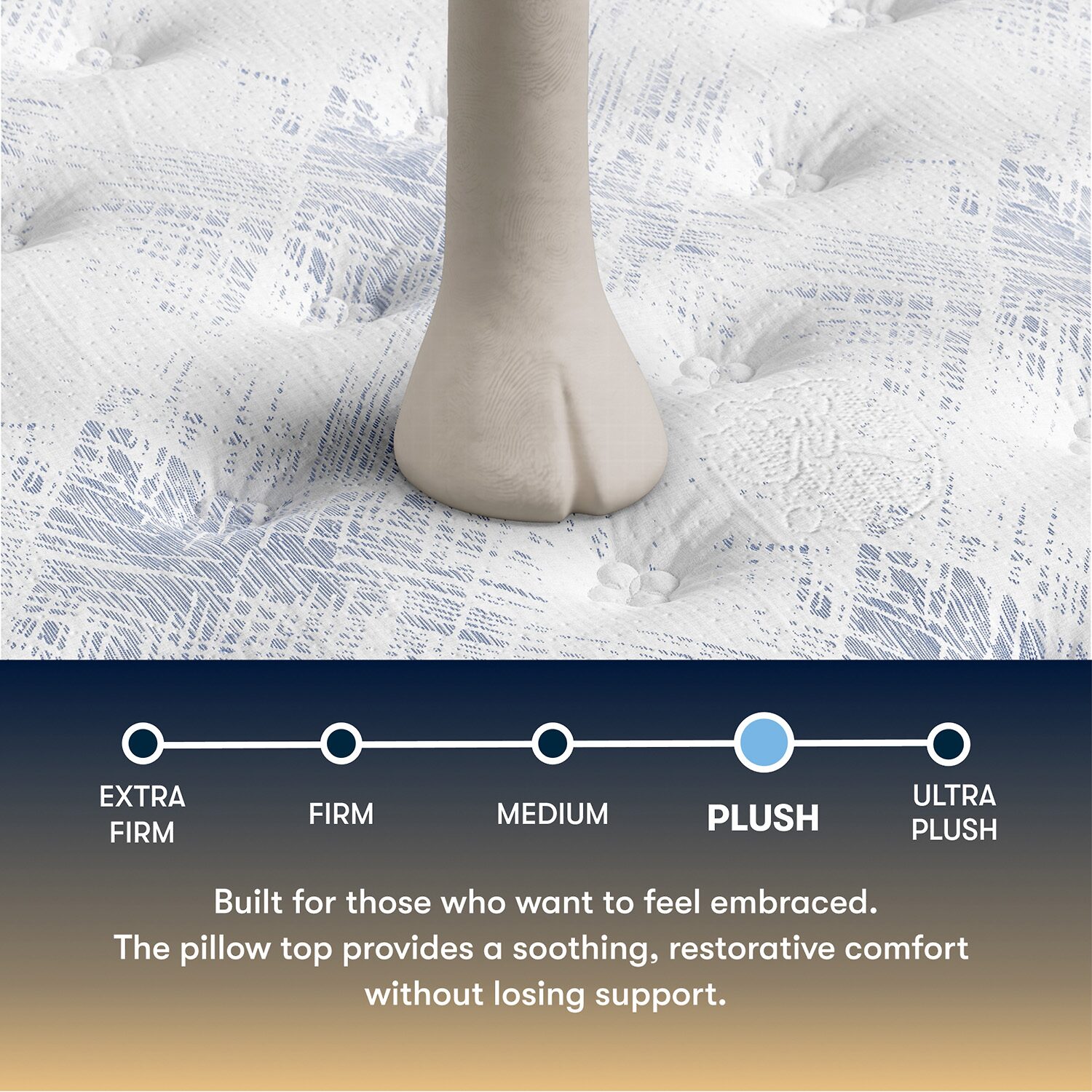 The Serta Perfect Sleeper Autumndale 15" Plush Pillow Top - Mattress + Adjustable Base