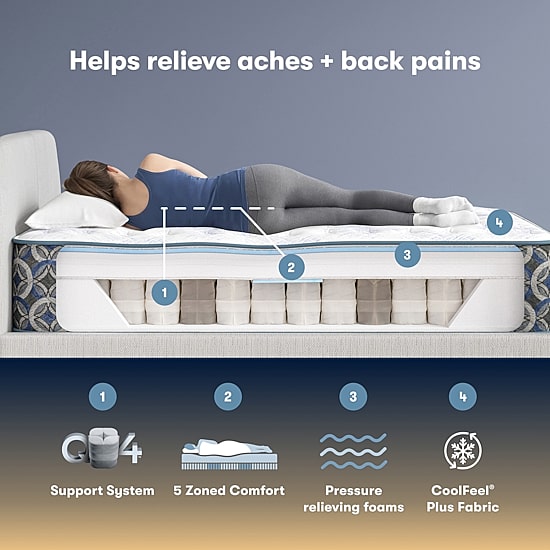 The Serta Perfect Sleeper Autumndale 14"  Extra Firm Tight Top - Mattress + Adjustable Base