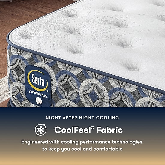 The Serta Perfect Sleeper Beechdale 12.5" Plush Tight Top - Mattress + Adjustable Base