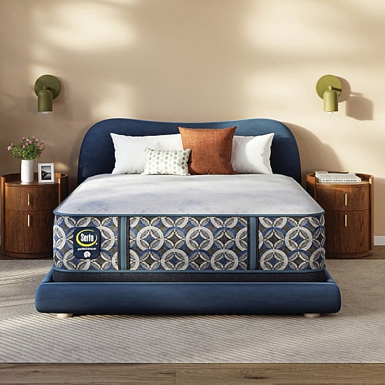 The Serta Perfect Sleeper Morningdale Hybrid 14.5" Firm Tight Top - Mattress + Adjustable Base