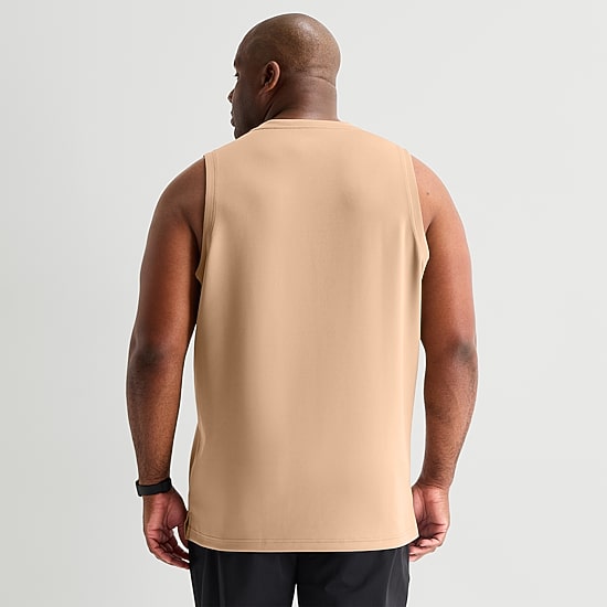 Stylus Mens Crew Neck Sleeveless Big and Tall Muscle T-Shirt