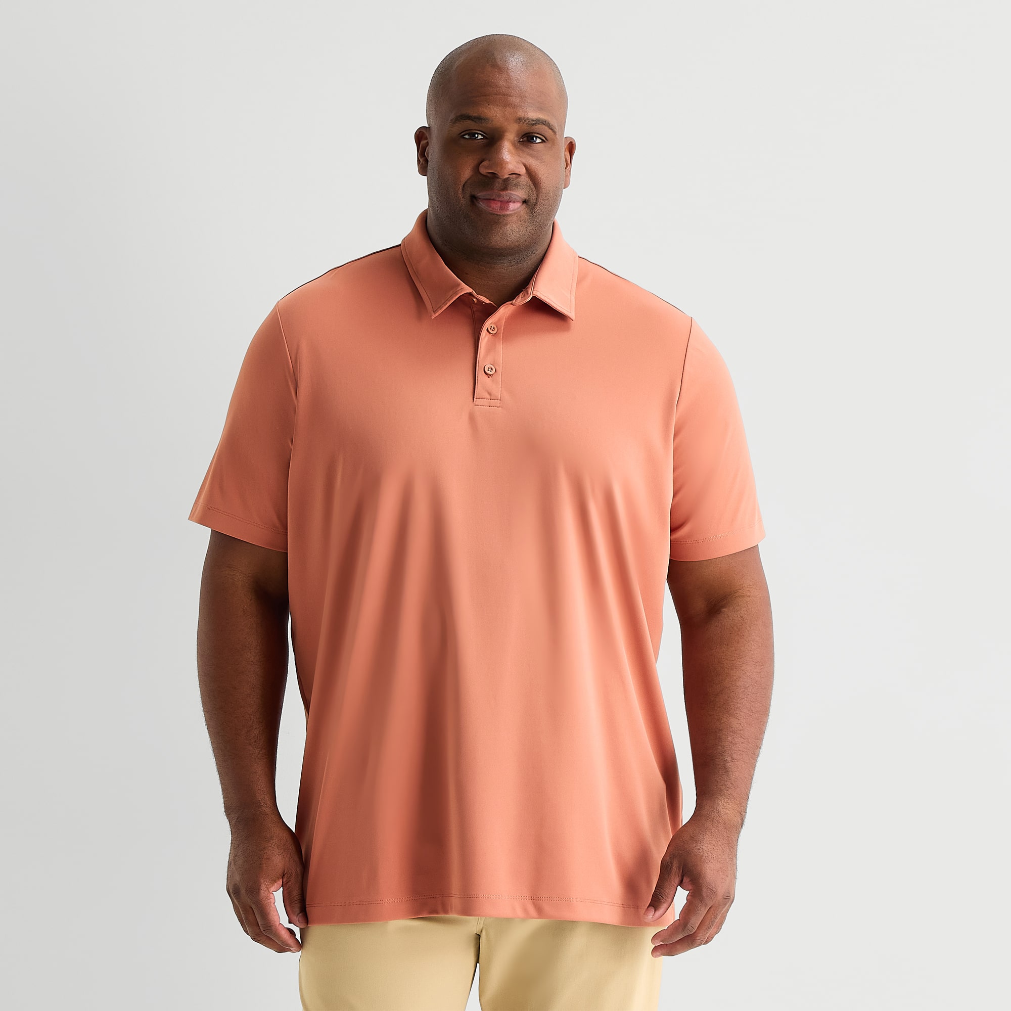 Stylus Big and Tall Mens Regular Fit Short Sleeve Polo Shirt