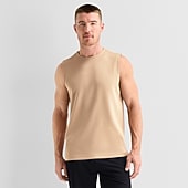 Stylus Mens Crew Neck Sleeveless Muscle T-Shirt