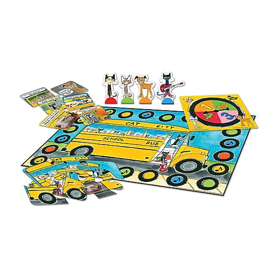 Briarpatch Pete The Cat - The Wheels On The Bus Game Pete the Cat Board Game