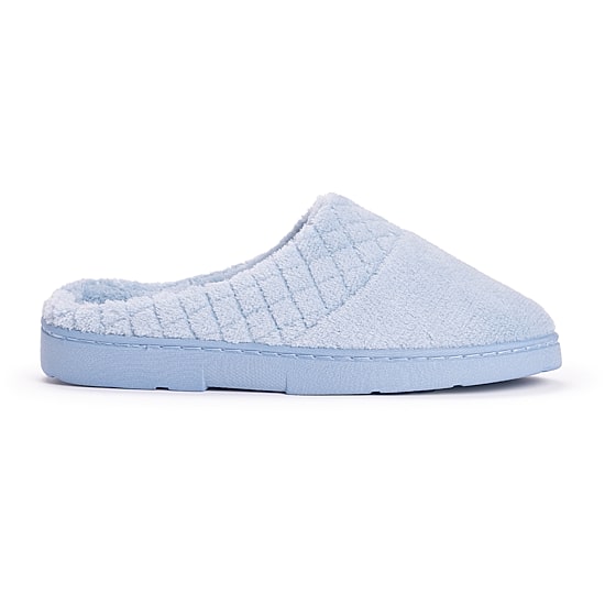 Muk Luks Quilted Womens Memory Foam Clog Slippers