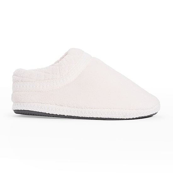 Muk Luks Rita Full Fit Washable Womens Memory Foam Slip-On Slippers