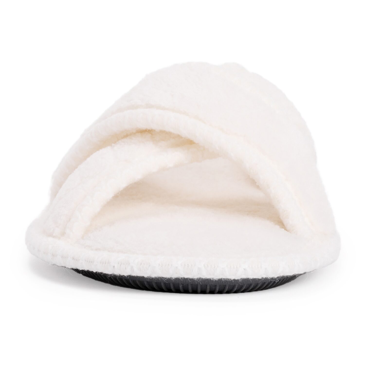 Muk Luks Ada Crossband Womens Memory Foam Slip-On Slippers