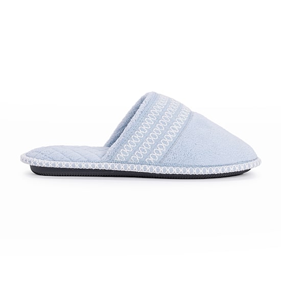 Muk Luks Cathy Scuff Womens Memory Foam Slip-On Slippers