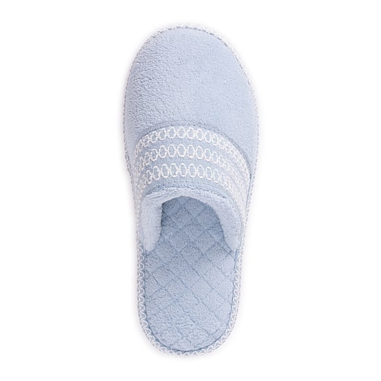 Muk Luks Cathy Scuff Womens Memory Foam Slip-On Slippers