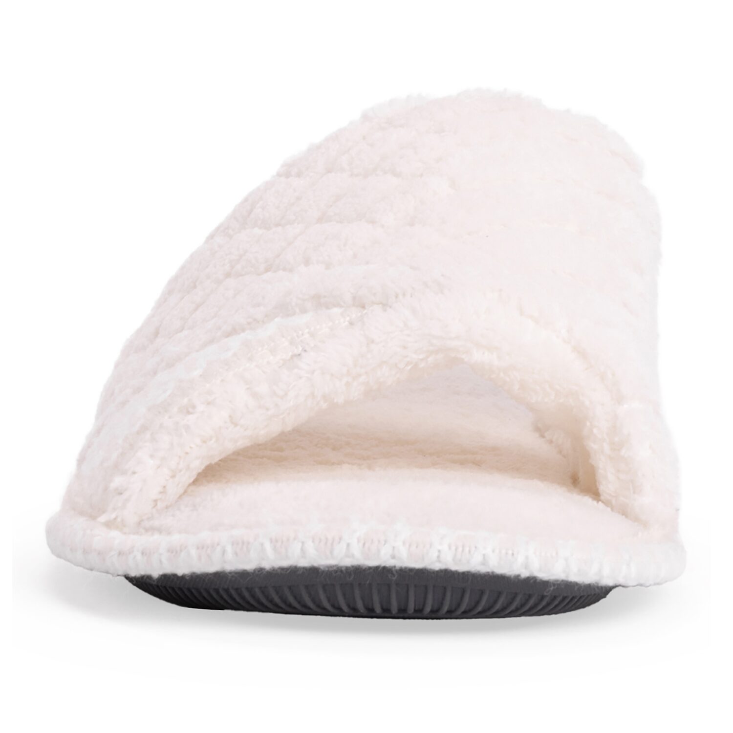 Muk Luks Sally Open Toe Scuff Womens Memory Foam Slip-On Slippers