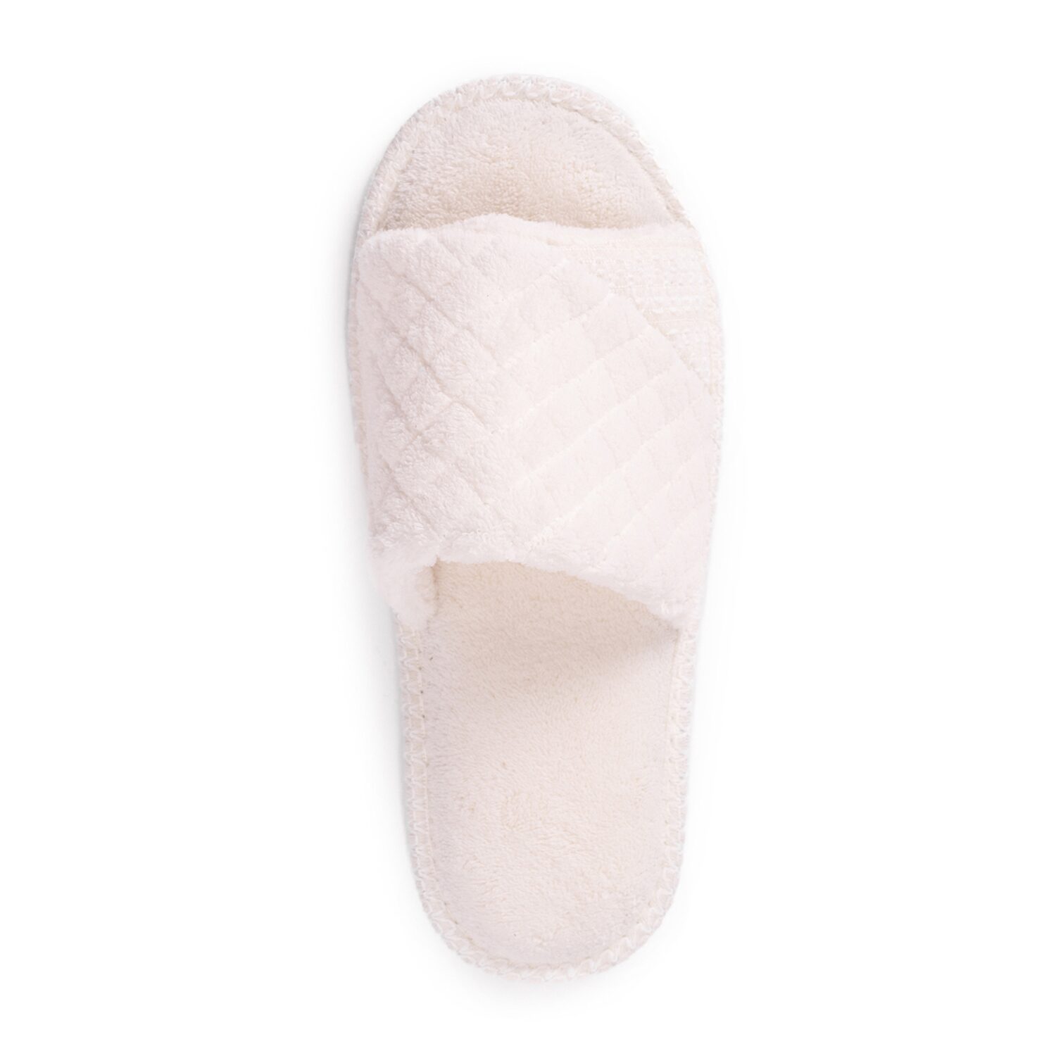Muk Luks Sally Open Toe Scuff Womens Memory Foam Slip-On Slippers