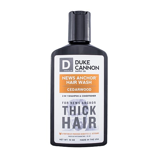 Duke Cannon News Anchor 2-In-1 - Cedarwood Shampoo 10 oz.