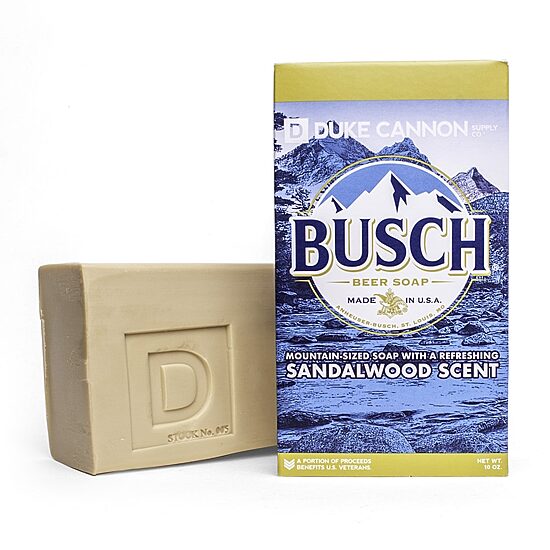 Duke Cannon Busch Beer Mens Bar soap