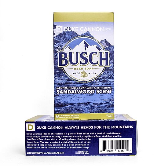 Duke Cannon Busch Beer Mens Bar soap