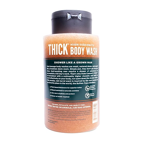 Duke Cannon Thick Liquid Buffalo Trace Bourbon Body Wash