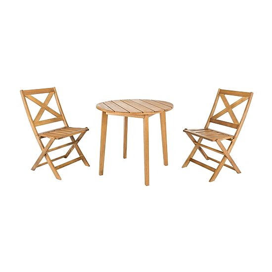 Safavieh Bruna Patio Collection 3-pc. Bistro Set Folding