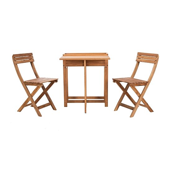 Safavieh Walten Patio Collection 3-pc. Bistro Set Folding
