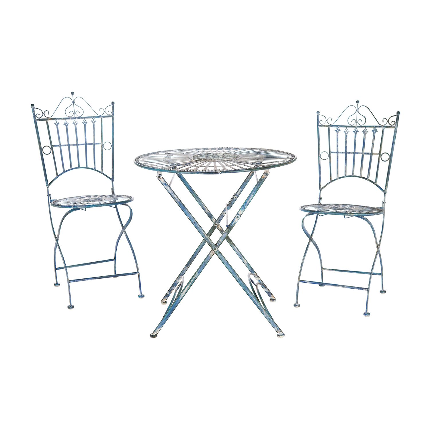 Safavieh Belen Patio Collection 3-pc. Bistro Set Folding