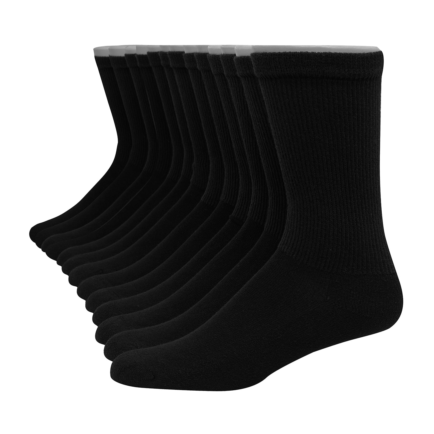 Hanes® Men's Ultimate Soft & Durable12-Pack Crew Socks