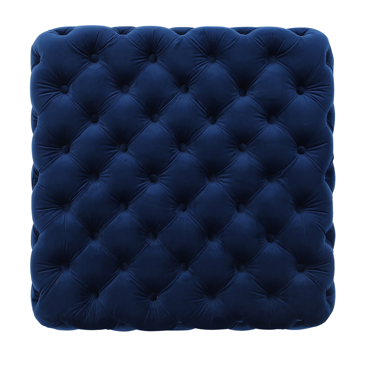 Jaymee Wooden Tufted Ottoman