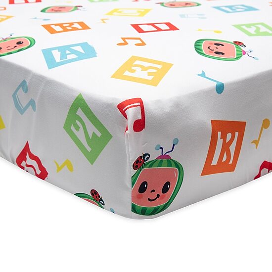 Nojo 2-pc. Cocomelon Crib Sheet