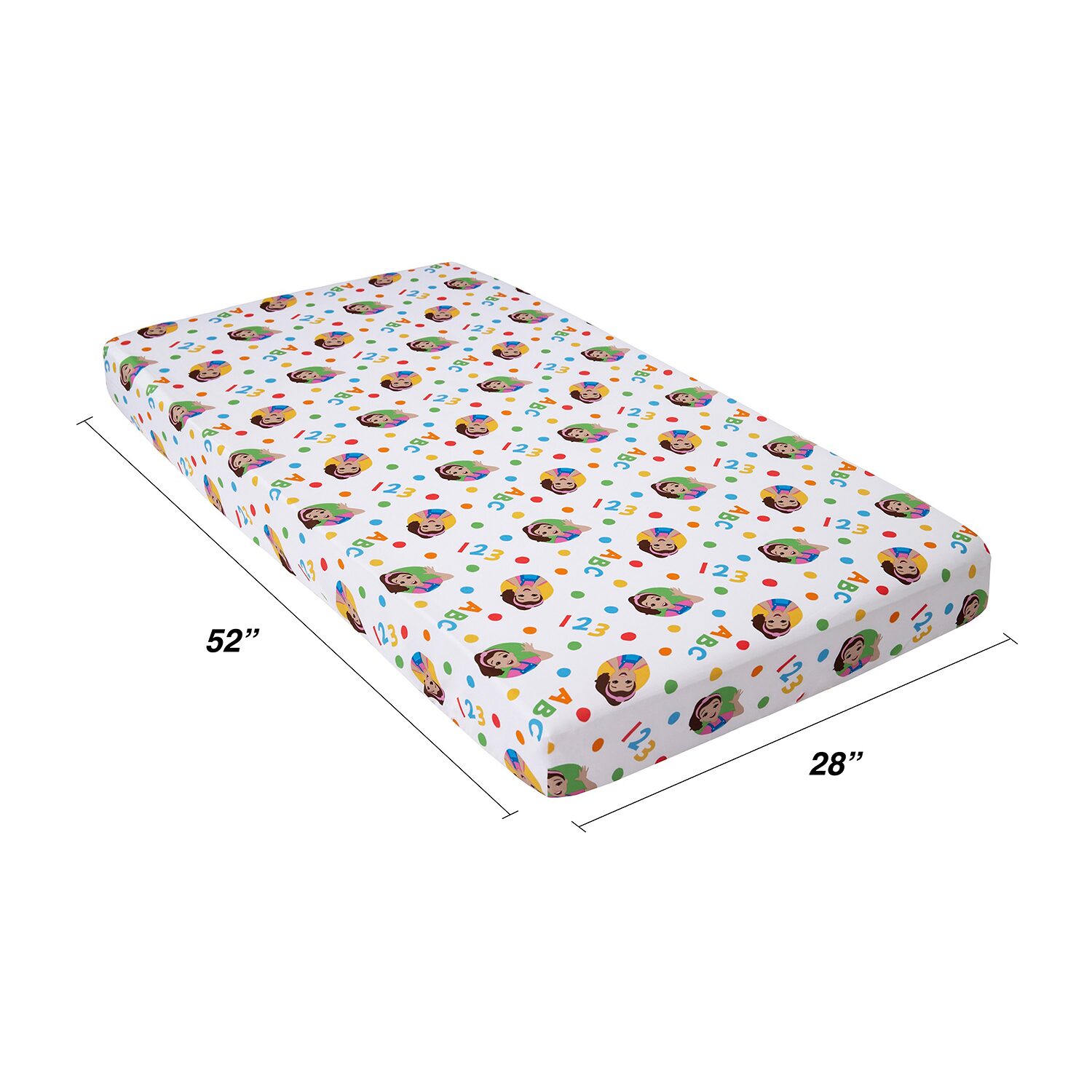 Nojo Ms Rachel 2-pc. Crib Sheet