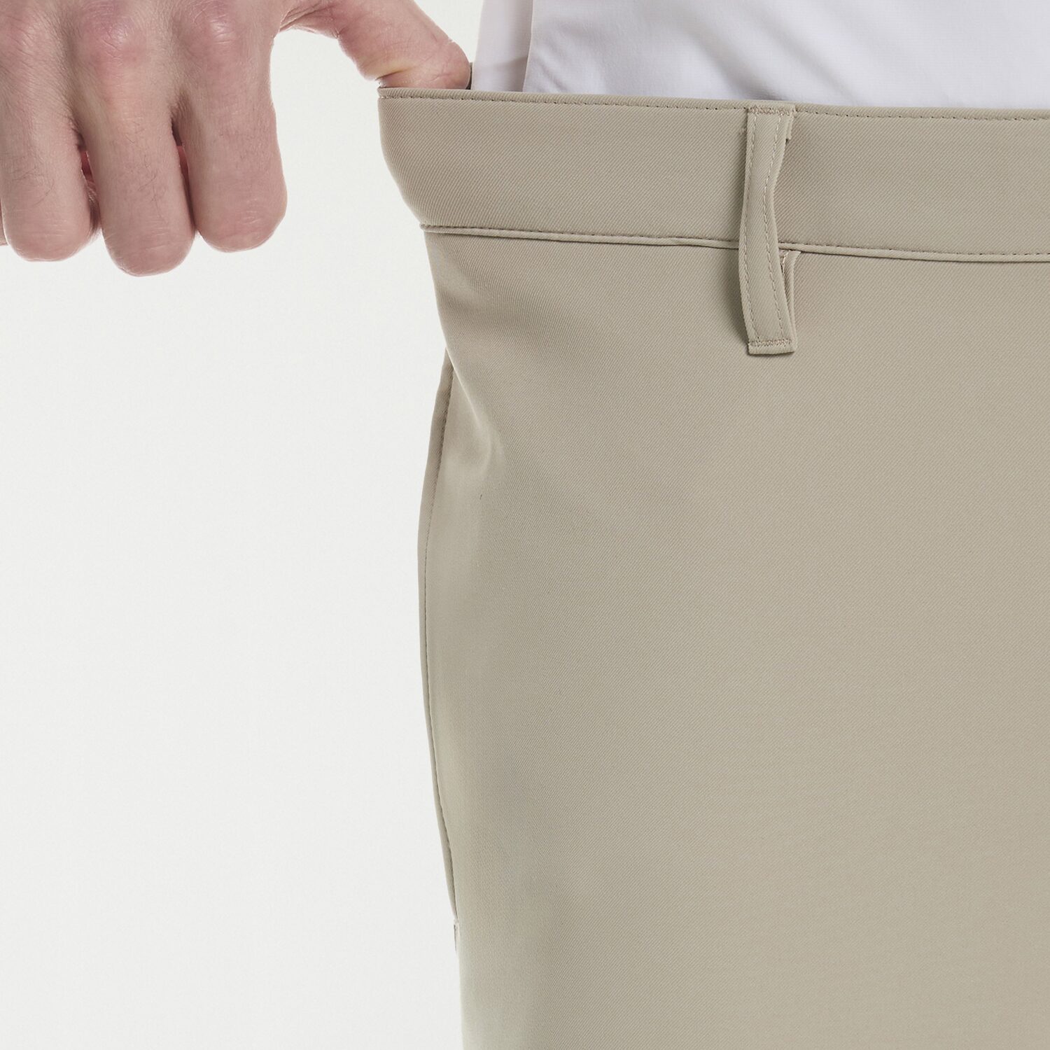 Savane Techworks Performance Mens Straight Fit Dress Flat Front Pant