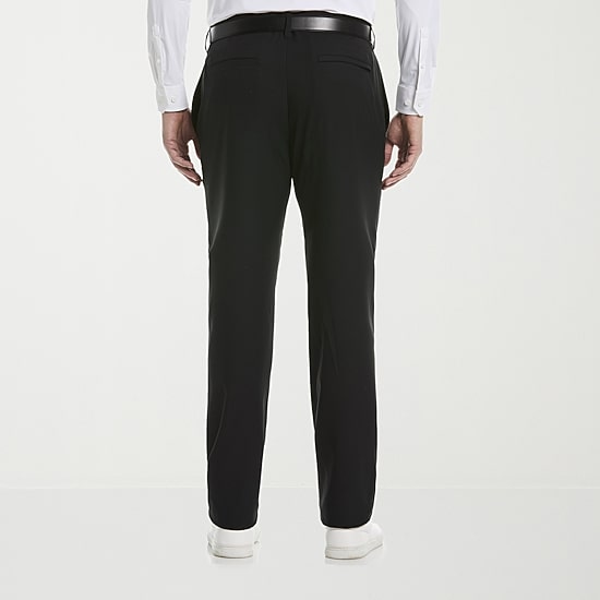 Savane Techworks Performance Mens Straight Fit Dress Flat Front Pant