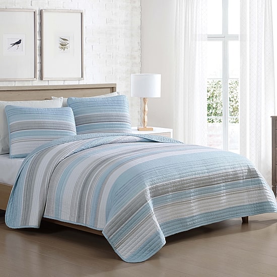 Beatrice Home Fashions Coralinn Quilt Set