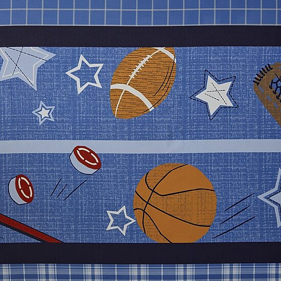INK+IVY Kids All Star Sports Shower Curtain