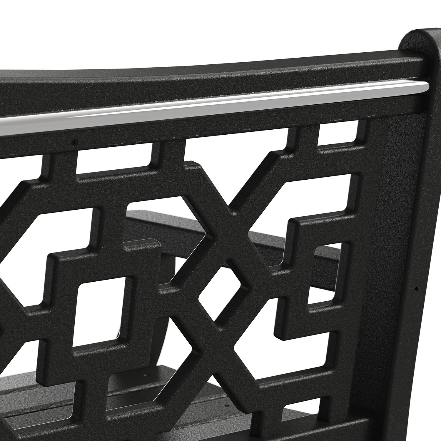 Martha Stewart by POLYWOOD® Chinoiserie 60” Garden Bench