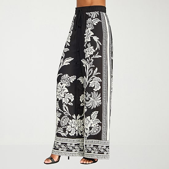 Premier Amour Womens Flare Pull-On Pant