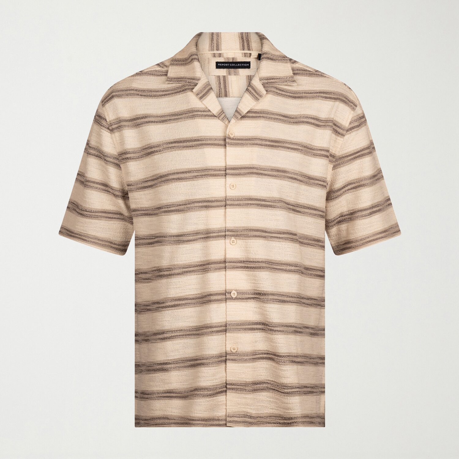 Report Collection Knit Mens Short Sleeve Camp Shirt
