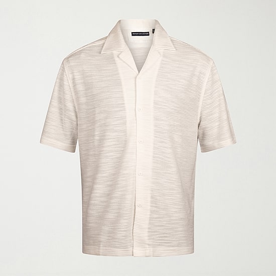 Report Collection Knit Mens Short Sleeve Camp Shirt