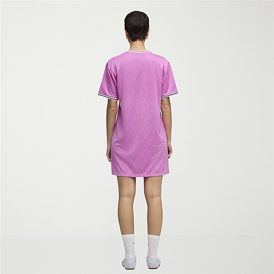 PUMA Jersey Womens Short Sleeve Active Shirt Dress