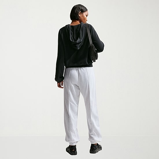 Nike Womens Drawstring Waist Lightweight Cinched Mid Rise Loose Fit Active Jogger Pant