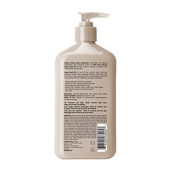 Hempz Koa & Sweet Almond Smoothing Herbal Body Moisturizer
