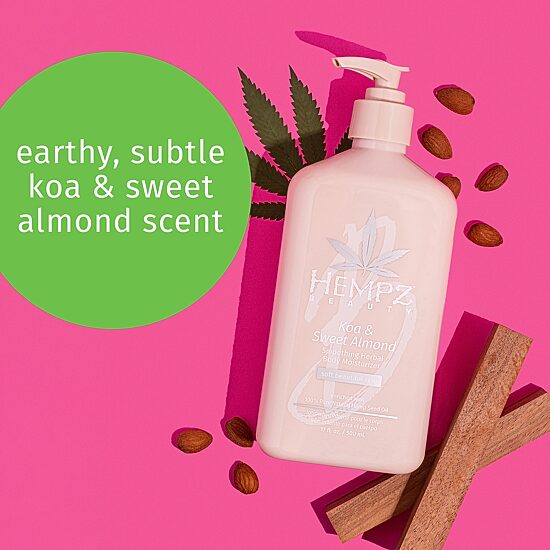 Hempz Koa & Sweet Almond Smoothing Herbal Body Moisturizer