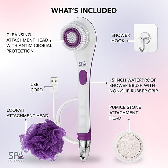 Spa Sciences Nera Powered Shower Brush